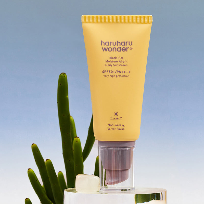 HaruHaru Wonder Black Rice Moisture Airfit Daily Sunscreen SPF50+ PA++++ – met Niacinamide – 50ml – Zonnebrandcrème