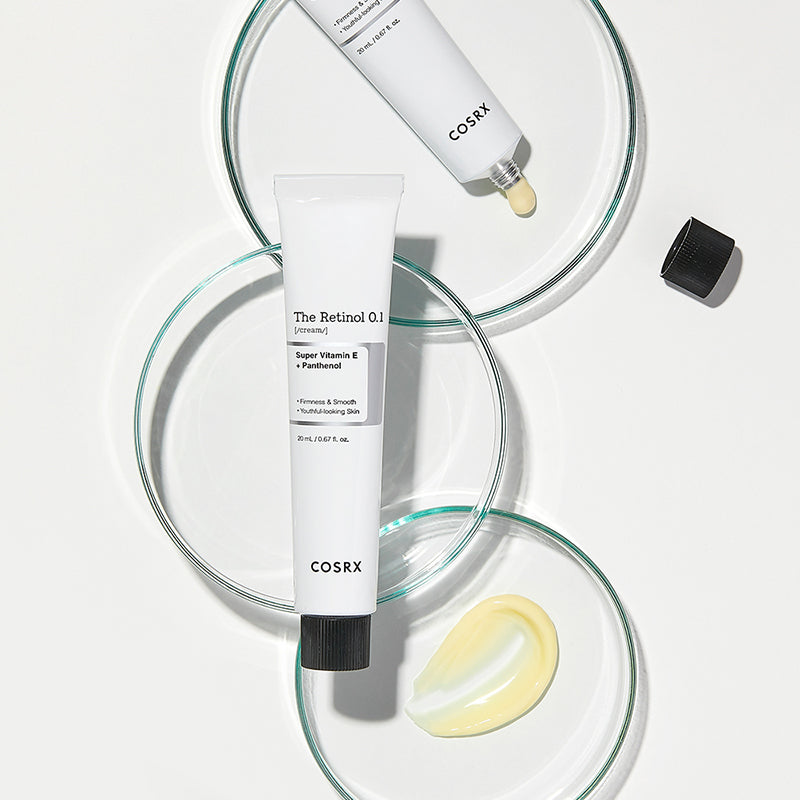 COSRX The Retinol 0.1 Cream – met Hyaluronzuur – 20ml – Hydraterende crème