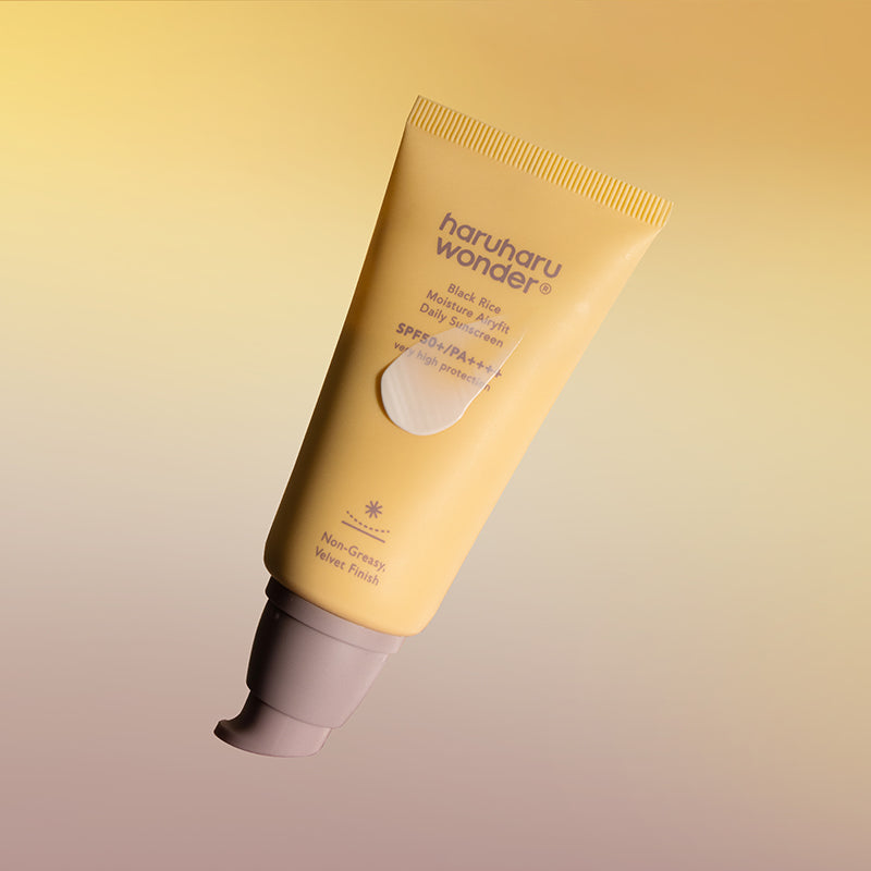 HaruHaru Wonder Black Rice Moisture Airfit Daily Sunscreen SPF50+ PA++++ – met Niacinamide – 50ml – Zonnebrandcrème