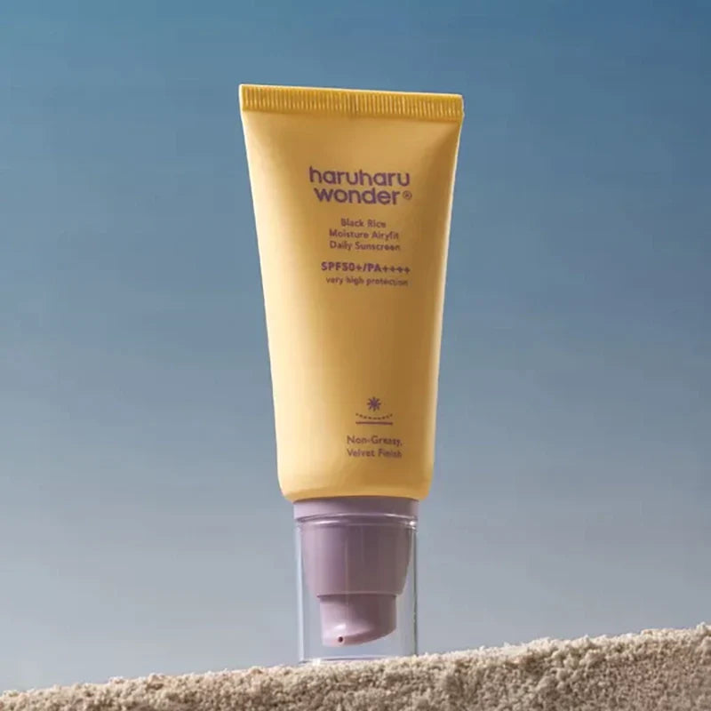 HaruHaru Wonder Black Rice Moisture Airfit Daily Sunscreen SPF50+ PA++++ – met Niacinamide – 50ml – Zonnebrandcrème