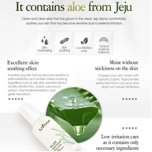 Isntree Aloe Soothing Emulsion – met Centella – Gezichtscrème