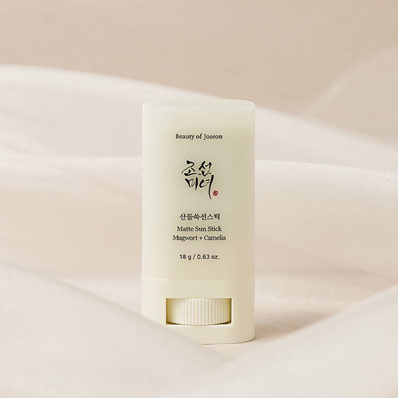 Beauty of Joseon Matte sun stick : Mugwort+Camelia SPF50 PA++++ – met Hyaluronzuur – 18g – Zonnebrandcrème