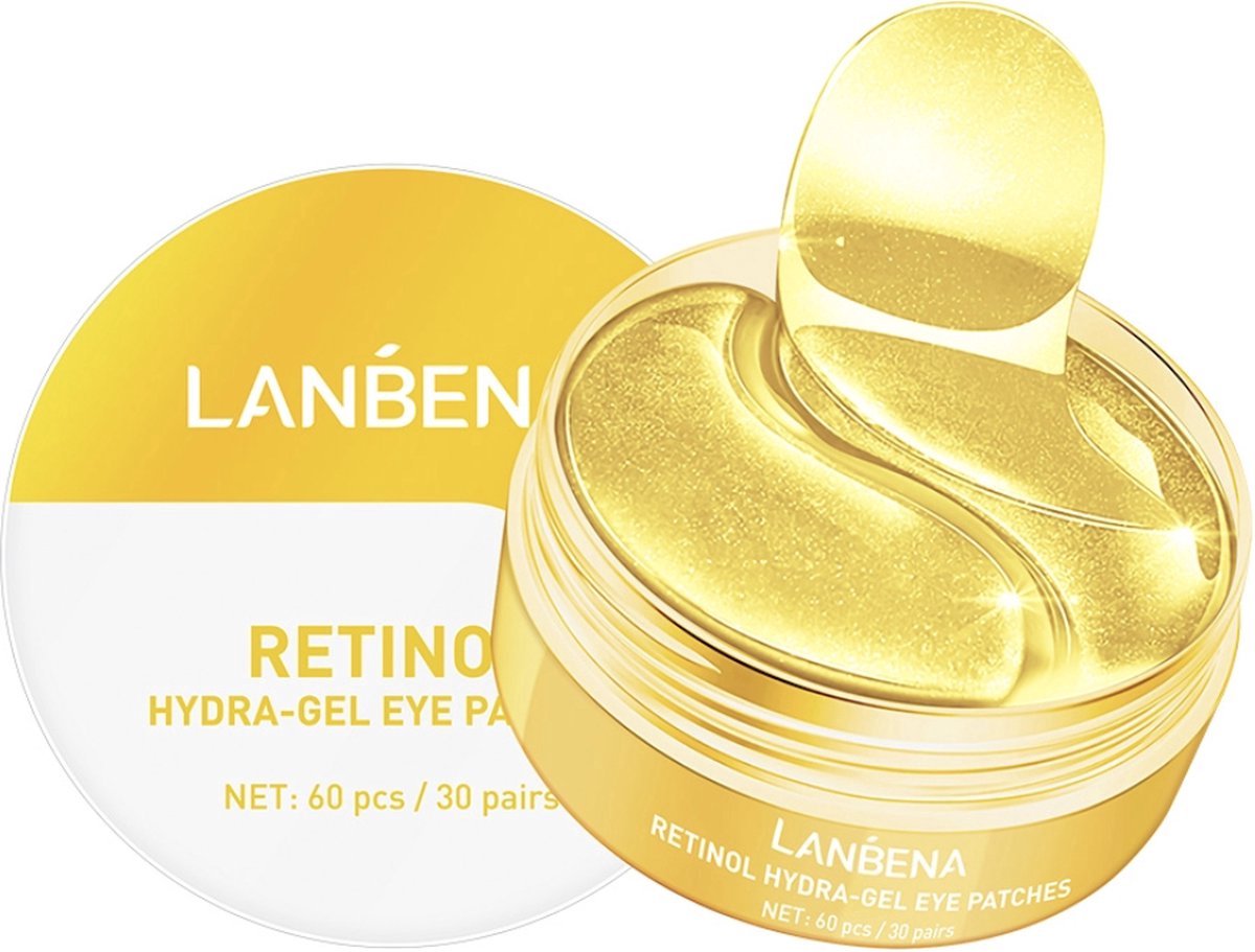 Lanbena Collageen Oogmasker – met Niacinamide – Goud – Oogverzorging