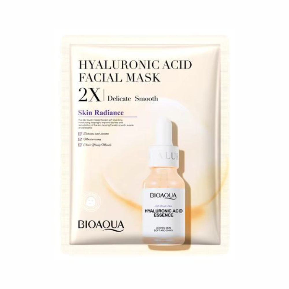 BioAqua Hyaluronzuur gezichtsmasker delicaat glad set 20 stuks – Gezichtsmasker
