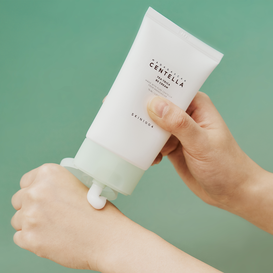 SKIN1004 Madagascar Centella Tea Trica B5 Cream – met Niacinamide – Dagcrème