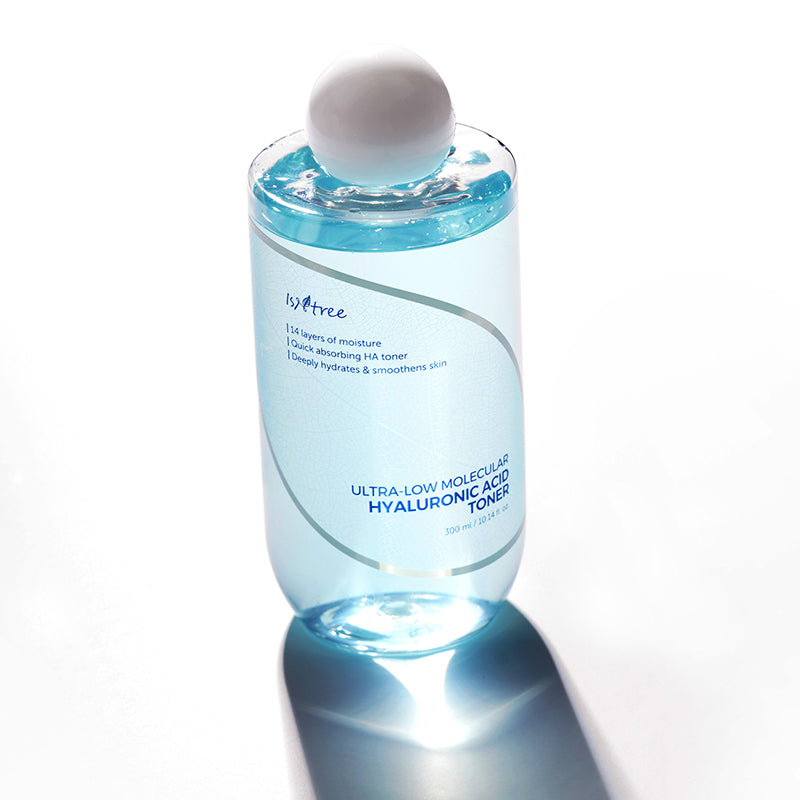 Isntree Ultra-Low Molecular Hyaluronic Acid Toner – met Hyaluronzuur – 300ml – Toner