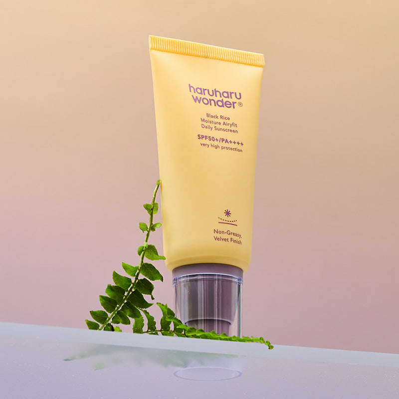 HaruHaru Wonder Black Rice Moisture Airfit Daily Sunscreen SPF50+ PA++++ – met Niacinamide – 50ml – Zonnebrandcrème