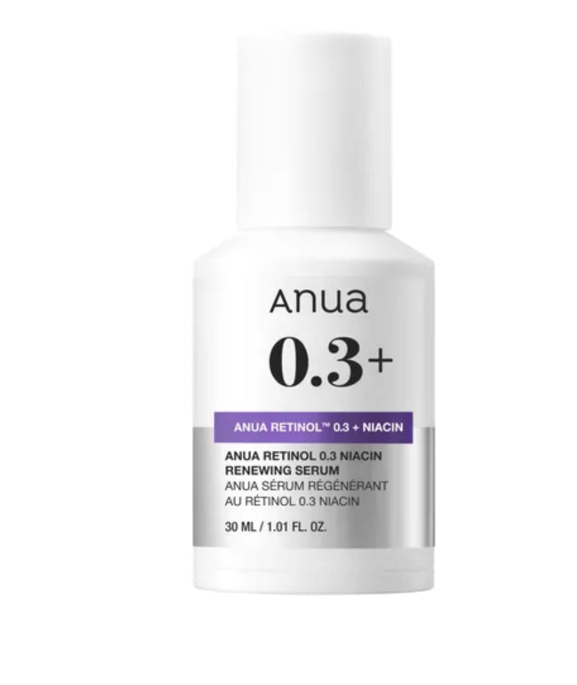 Anua Nano Retinol 0.3% + Niacin Renewing Serum – met Niacinamide – 30ml – Serum