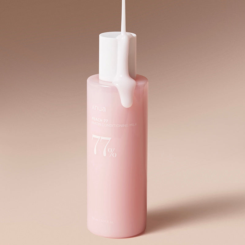Anua Peach 77% Niacin Conditioning Milk – met Niacinamide – 150ml – Hydraterende crème