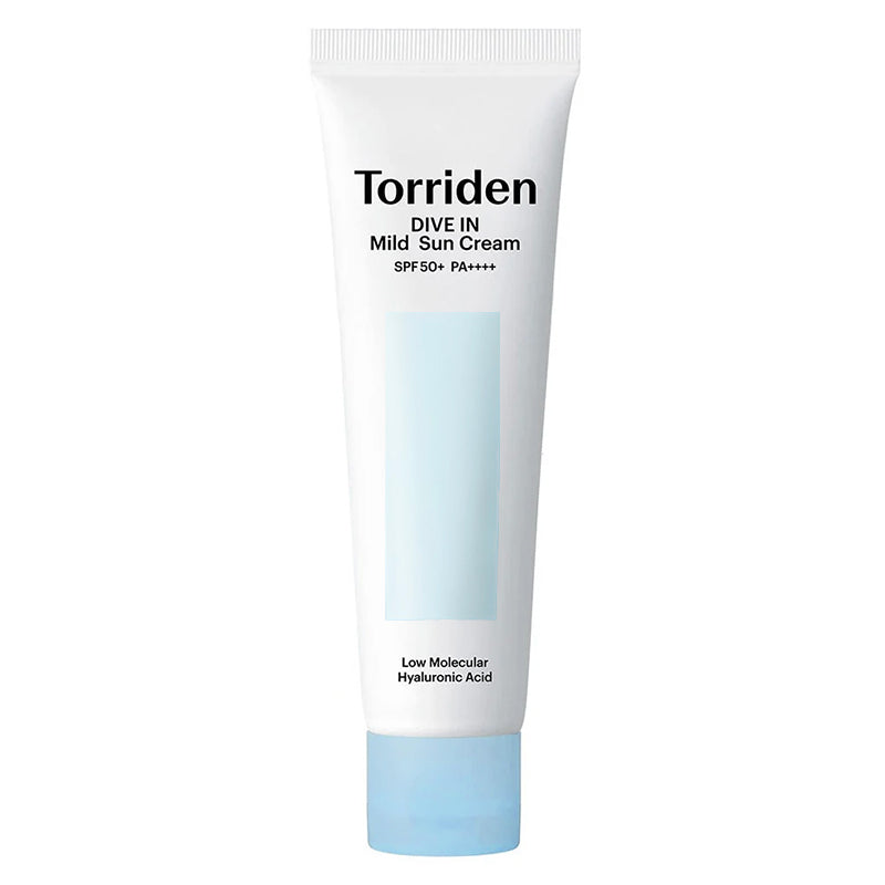 Torriden DIVE-IN Mild Sun Cream SPF50+ PA++++ – met Hyaluronzuur – 60ml – Zonnebrandcrème
