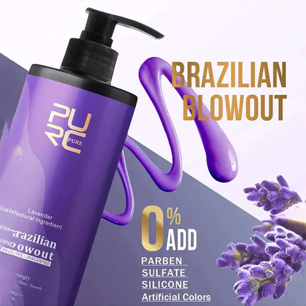 PURC Lavendel 12% Braziliaanse Keratine – Haarverzorging