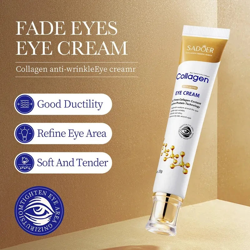 Sadoer Anti-Aging Collagen Eye Cream – met Niacinamide – Oogverzorging