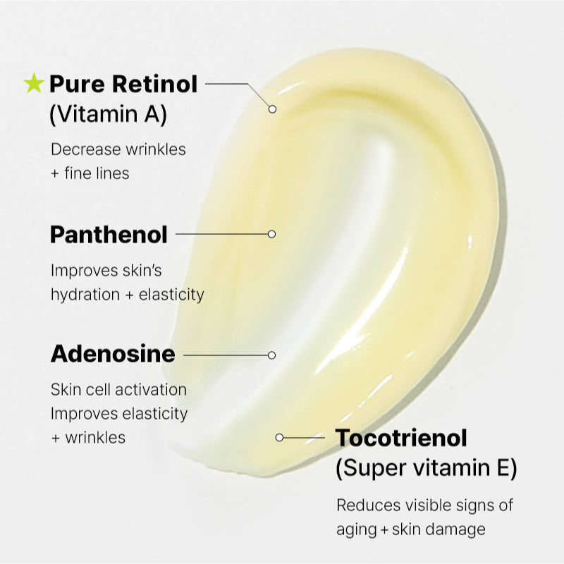 COSRX The Retinol 0.1 Cream – met Hyaluronzuur – 20ml – Hydraterende crème