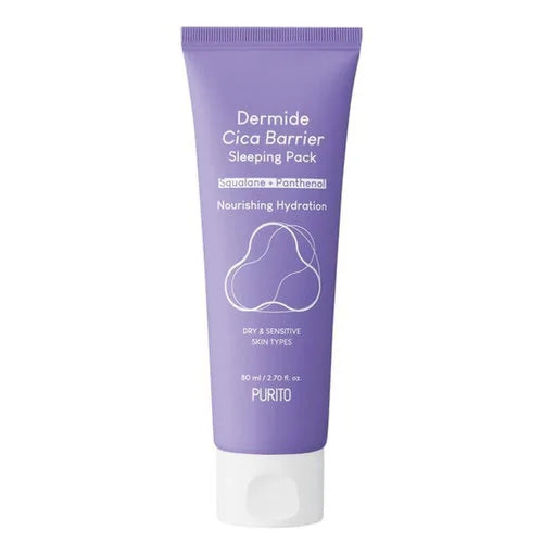 Purito Seoul Dermide Cica Barrier Sleeping Pack – met Centella – Gezichtsmasker