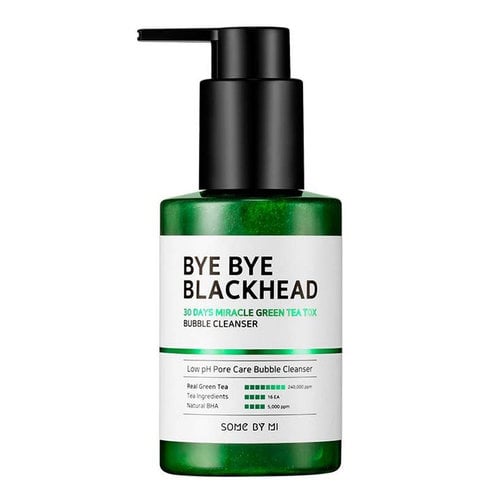 Some By Mi Bye Bye Blackhead 30 Days Miracle Green Tea Tox Bubble Cleanser – met Centella – Gezichtsreiniger