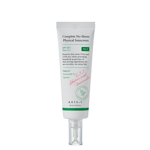 AXIS-Y Complete No-Stress Physical Sunscreen – met Niacinamide – Zonnebrandcrème
