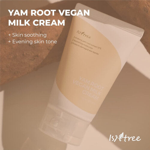 Isntree Yam Root Vegan Milk Cream – met Ceramiden – Dagcrème
